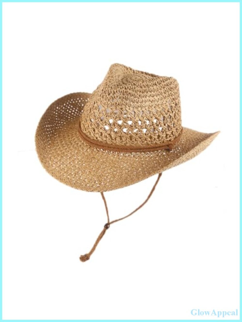 Paper Straw Cowboy Hat Wide Brim Sun Hat Western for Summer